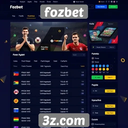 Funcionamento da plataforma Fozbet no mercado de apostas