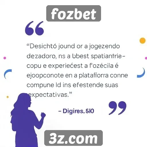Feedback dos jogadores sobre a experiência na Fozbet
